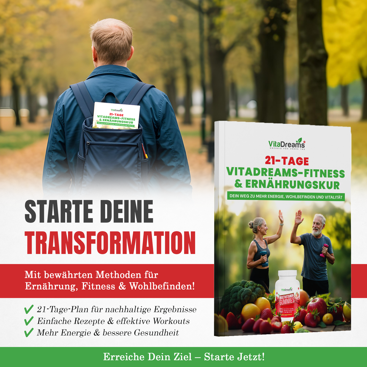 VitaDreams E-Book – 21 Tage Fitness- & Ernährungskur