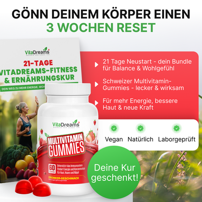 VitaDreams Multivitamin-Gummis – Vegan & voller Vitalstoffe
